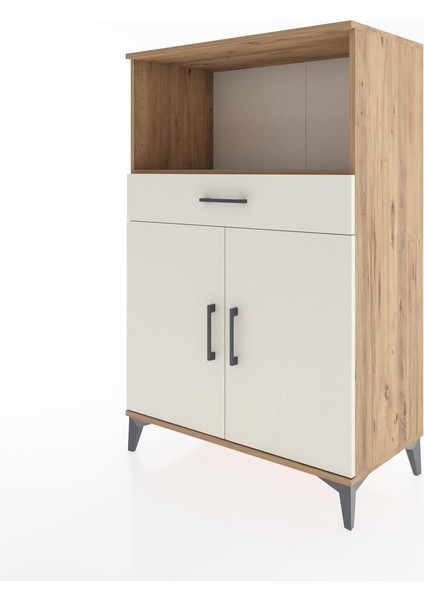 Hyperion Dolap 2 Raflı Tek Çekmeceli 2 Kapaklı 88X44X134 Çam-Aytaşı modelleri