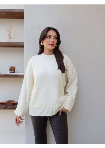 Bisiklet Yaka Yumuşak Triko Kazak