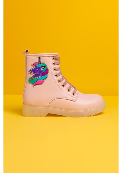 Darine Pudra Unicorn Patchli Bağcıklı Çocuk Bot