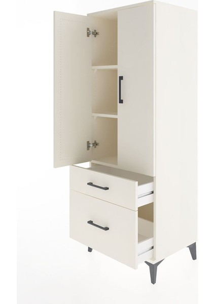 Hyperion Dolap 3 Raflı 2 Çekmeceli 2 Kapaklı 60X44X163 Aytaşı-Aytaşı fırsatları