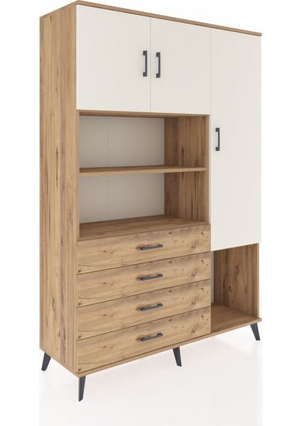 Hyperion Dolap 8 Raflı 4 Çekmeceli 3 Kapaklı 132X44X195 Çam-Aytaşı/çam fiyatları