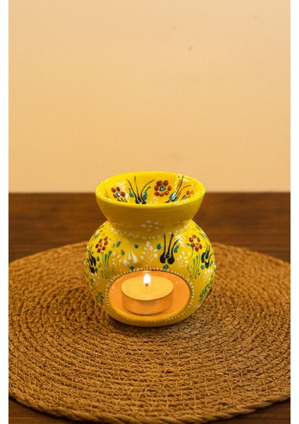 Seramik Buhurdanlık – Renkli Aromaterapi Yağ Yakıcı & Koku Dağıtıcı – Dekoratif Ev Hediyesi – Mireva Handmade fiyatları