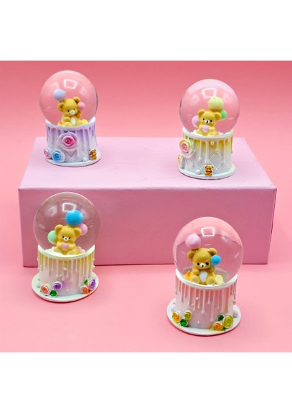 Sevimli Küçük Boy Ayıcık Kar Küresi 1 Adet