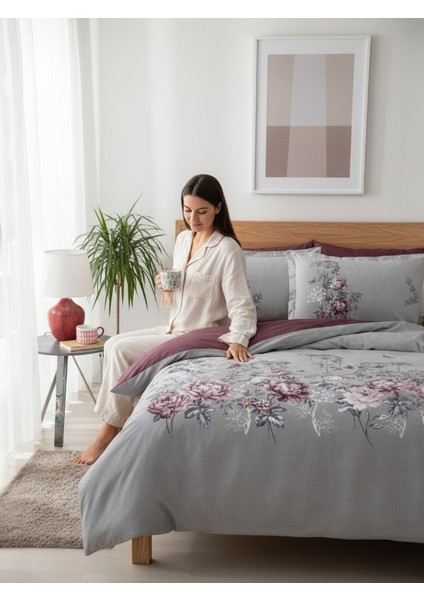 Ranforce Borgonha Çift Kişilik Nevresim Takımı – %100 Pamuk, Nefes Alabilir modelleri