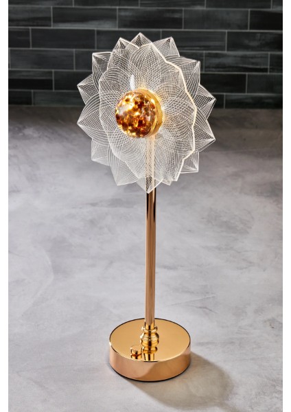 Çiçek Tasarımlı LED Masa Lambası fiyatları