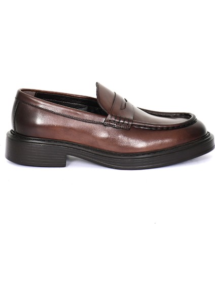 Hakiki Deri Loafer Erkek Ayakkabı Eva Taban - E3948