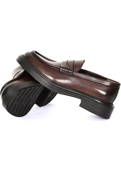 Hakiki Deri Loafer Erkek Ayakkabı Eva Taban - E3948 fırsatları