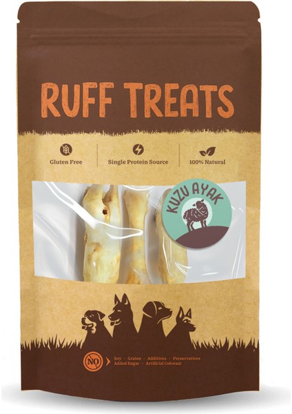 Kurutulmuş Ödül Maması Kuzu Ayak (2 Adet)