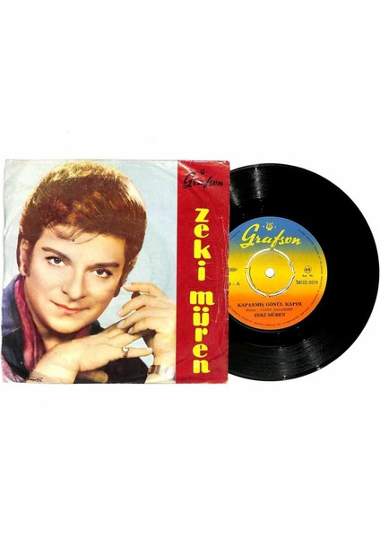 Zeki Müren - Kapanmış Gönül Kapım Hep Gözyaşı Elem Plak (108) PLK22175