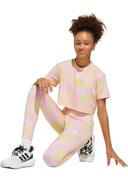 Unisex Çocuk Tayt JG TR-ES FL LE JJ5055