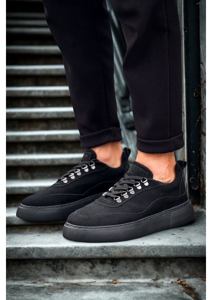 Erkek Siyah Süet Ayakkabı MN319