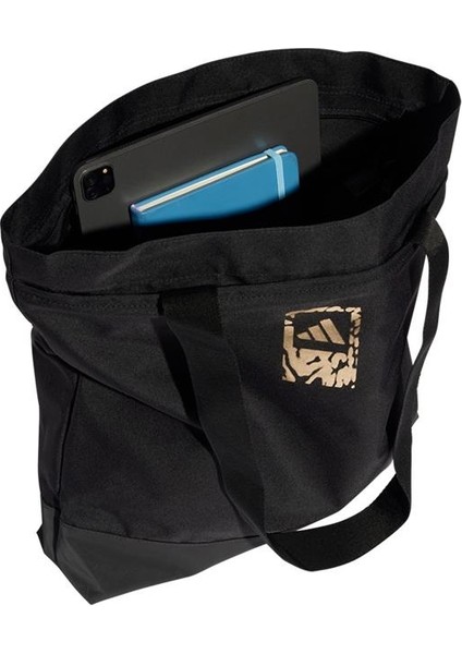 Unisex Siyah Omuz Çantası W TOTE MET LOGO JH3415