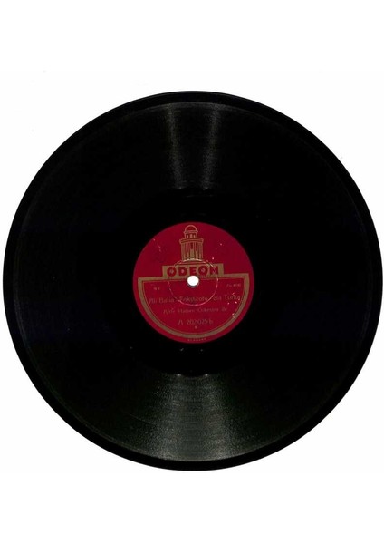 Afife Hanım Orkestra Ile - Ali Baba Fofstirotu Ala Turka Gül Tango Gülistanda Gördüm Seni Taş Plak (106.5) PLK22529