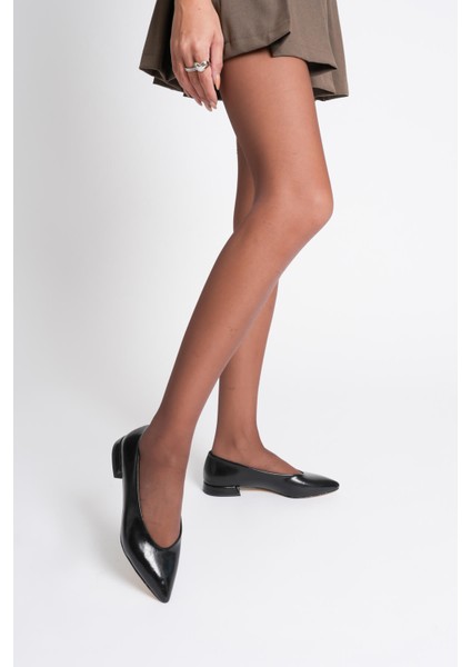 Louise Kadın Siyah Günlük Kısa Topuklu Ayakkabı fırsatları