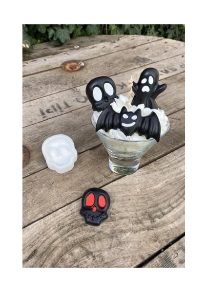 Concept Kuru Kafa Tekli Mum Kalıbı (Silikon) modelleri