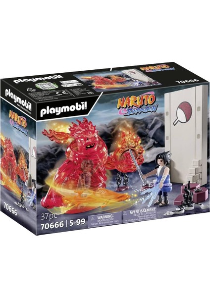 Shippuden 70666 Sasuke Vs Itachi, Mangekyou Sharingan ve Enerji Ruhu 'o ile Etkileşimli Kardeş Savaşı, Itachi'nin Intikamı, 5 Yaş ve Üzeri Çocuklar Için Oyuncak