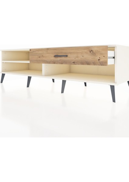 Kronos Tv Ünitesi Tek Raflı Tek Çekmeceli 176X59X51 Aytaşı-Aytaşı/çam fırsatları