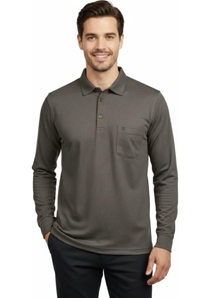 Erkek Gömlek Yaka Kol Manşetli Cepli Sweat 4249 BGL-ST04862