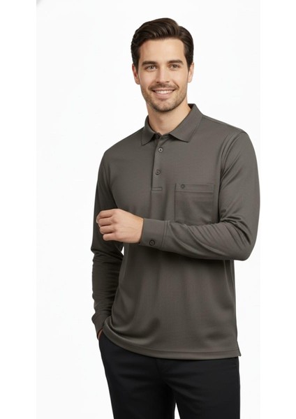 Erkek Gömlek Yaka Kol Manşetli Cepli Sweat 4249 BGL-ST04862 modelleri