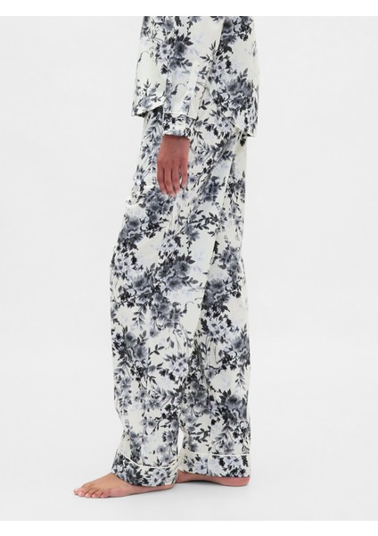 Kadın Açık Gri Poplin Pijama Altı indirimleri