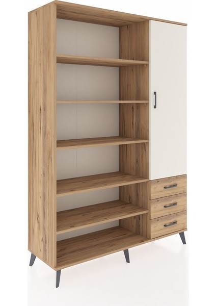 Hyperion Dolap 9 Raflı 3 Çekmeceli Tek Kapaklı 132X44X195 Çam-Aytaşı/çam fiyatları