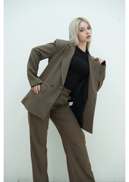 Çift Düğmeli Oversıze Ceket modelleri