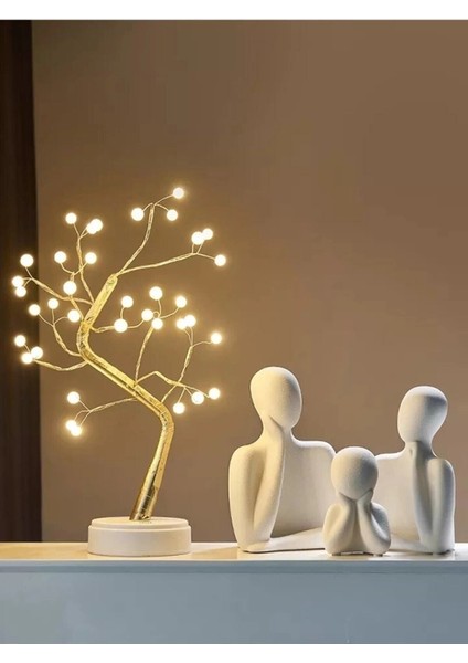 3 Kişilik Beton Heykel Obje Biblo Aile Beton Minimal Obje Biblo Aile modelleri