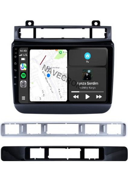 Volkswagen Toureg 2010-17 9"uyumlu Androıd Multimedya Gerçek 2/32 Kablosuz Carplay Geri Görüş Kameralı fiyatları