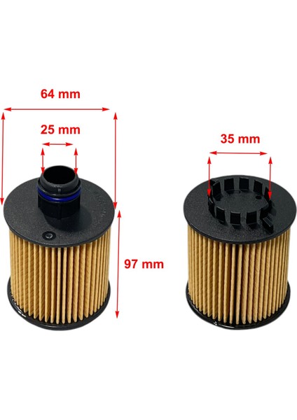 Opel Combo 1.3 Cdti 59-66-70 Kw 2012-2019 Çüklü, Tırnaklı Yağ Filtresi fiyatları