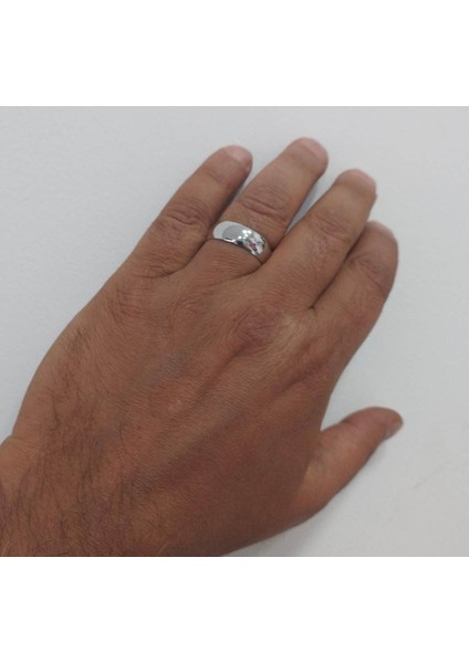 925 Ayar Gümüş Bombeli Klasik Alyans 6 mm fiyatları