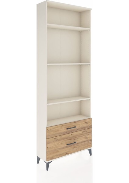 Arges Dolap 4 Raflı 2 Çekmeceli 88X30X243 Aytaşı-Çam fiyatları