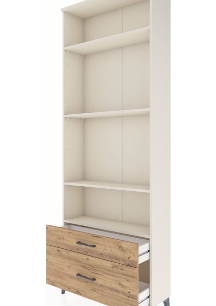 Arges Dolap 4 Raflı 2 Çekmeceli 88X30X243 Aytaşı-Çam indirimleri