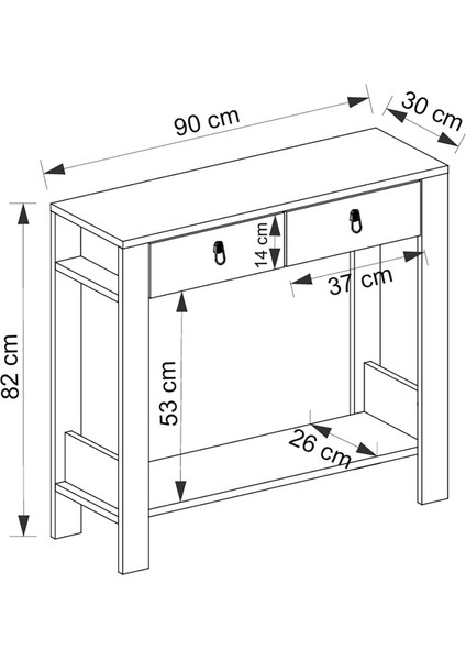 Sindy Çift Çekmeceli Dresuar fırsatları