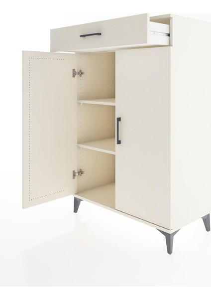 Hyperion Dolap 2 Raflı Tek Çekmeceli 2 Kapaklı 88X44X134 Aytaşı-Aytaşı fırsatları