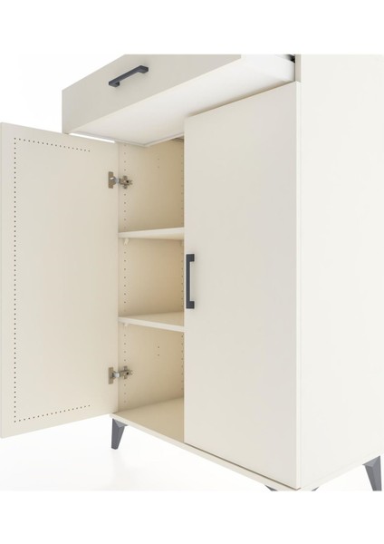 Hyperion Dolap 2 Raflı Tek Çekmeceli 2 Kapaklı 88X44X134 Aytaşı-Aytaşı indirimleri