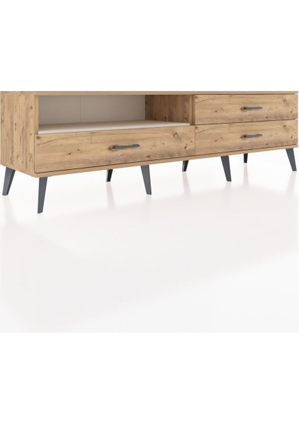 Hyperion Tv Ünitesi Tek Raflı 3 Çekmeceli 176X44X51 Çam-Aytaşı/çam fiyatları