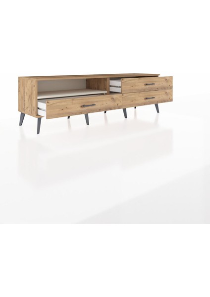Hyperion Tv Ünitesi Tek Raflı 3 Çekmeceli 176X44X51 Çam-Aytaşı/çam indirimleri