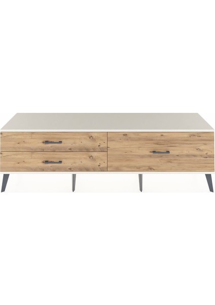 Hyperion Tv Ünitesi 3 Çekmeceli 176X44X51 Antrasit-Aytaşı/çam