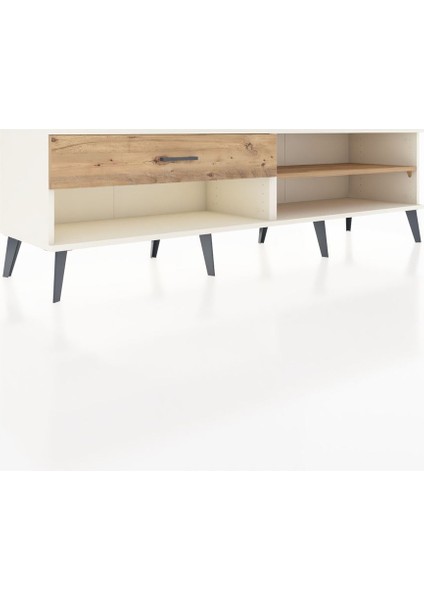 Hyperion Tv Ünitesi Tek Raflı Tek Çekmeceli 176X44X51 Aytaşı-Çam/çam fiyatları