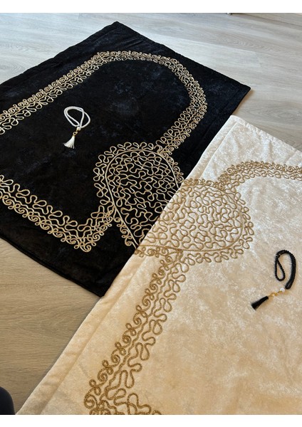 Kalpli Seccade Eşli Çift Seccade Tesbihli Gelin Damat Bohçası Hediyelik Çeyizlik fırsatları