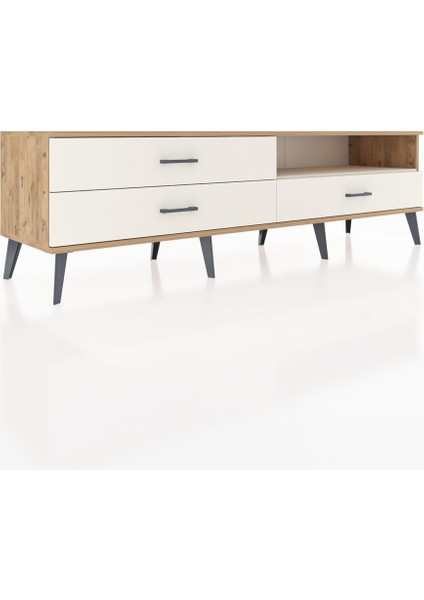 Hyperion Tv Ünitesi Tek Raflı 3 Çekmeceli 176X44X51 Çam-Aytaşı/aytaşı fiyatları