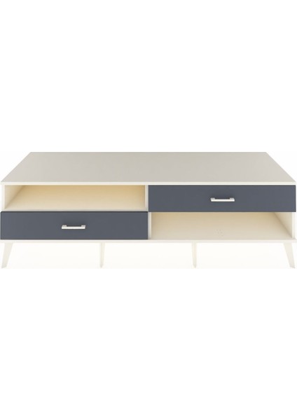 Kronos Tv Ünitesi Tek Raflı 2 Çekmeceli 176X59X51 Aytaşı-Aytaşı/antrasit