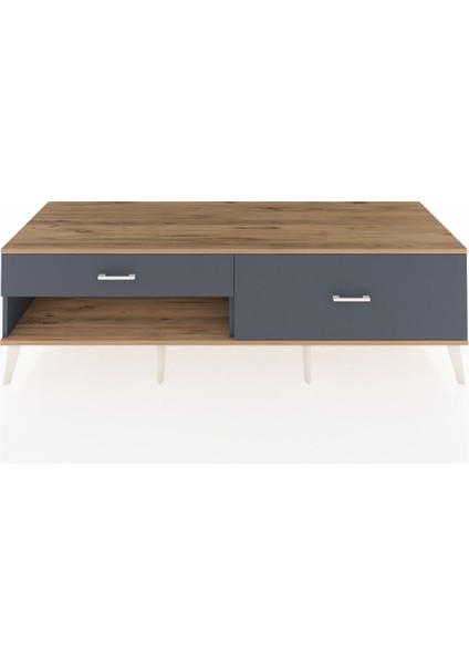 Kronos Tv Ünitesi 2 Çekmeceli 176X59X51 Antrasit-Çam/antrasit