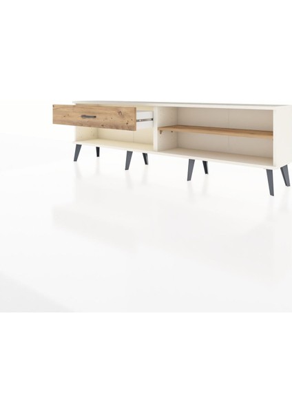 Arges Tv Ünitesi Tek Raflı Tek Çekmeceli 176X30X51 Aytaşı-Çam/çam modelleri