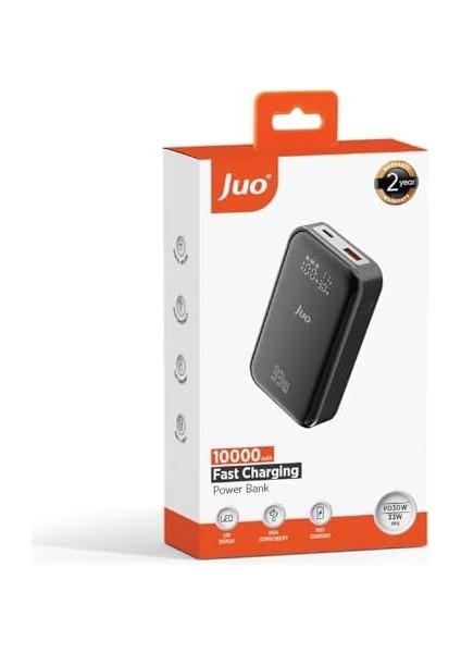 10000MAH 33W LED Watt Amper Göstergeli Usb-A + Type-C Powerbank Taşınabilir Hızlı Şarj Cihazı fiyatları