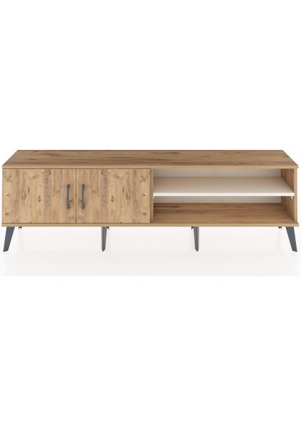 Arges Tv Ünitesi 2 Raflı 2 Kapaklı 176X30X51 Çam-Çam/aytaşı