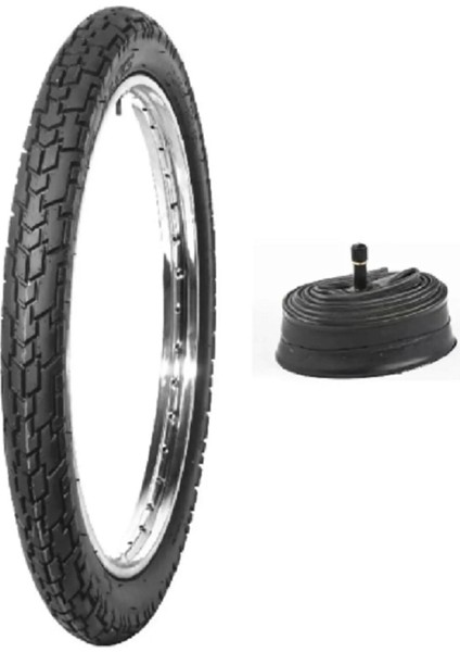 16 Jant 3.00-16 Tube Type (Iç Lastikli) 6pr (6 Kat) R (Arka) Motosiklet Dış Lastiği + Krt Iç Lastik Seti (2025)