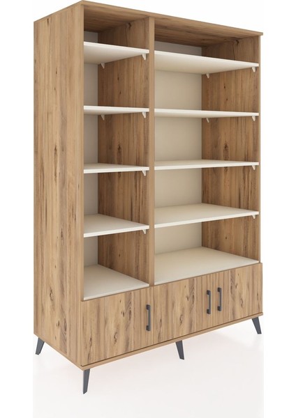 Kronos Dolap 10 Raflı 3 Kapaklı 132X59X195 Çam-Çam/aytaşı fiyatları