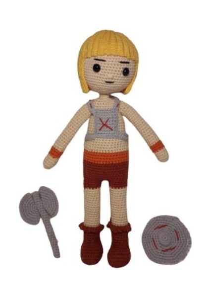 He-Man Amigurumi Organik Oyuncak modelleri