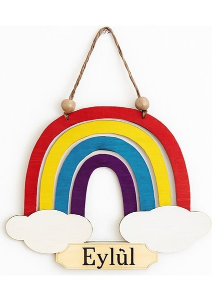 Isimli Gökkuşağı Duvar Panosu Çocuk Odası Için fiyatları